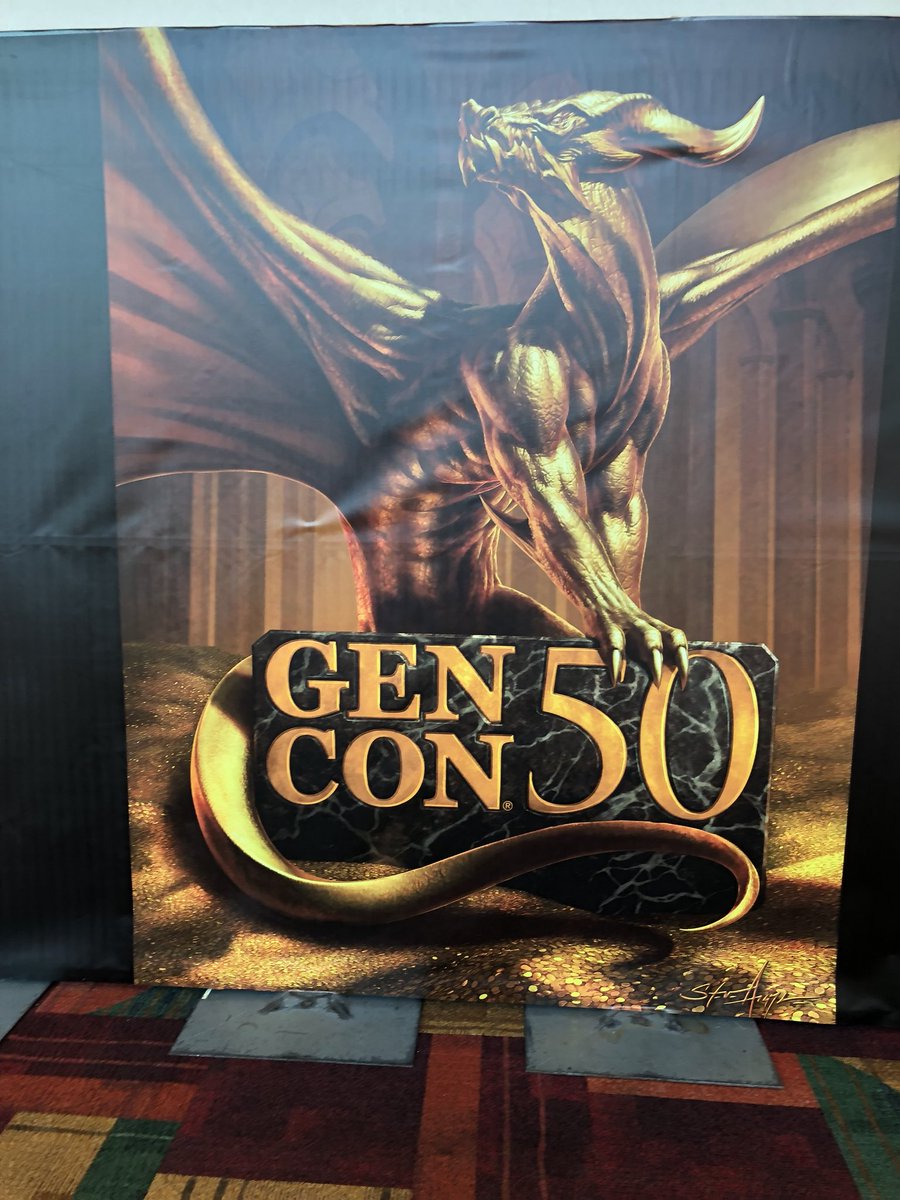 TheToshiStation's tweet photo. Thank you, #GenCon2018, my old friend. It was nice to see you again and I look forward to visiting again next year. https://t.co/ixcEVsGEuY