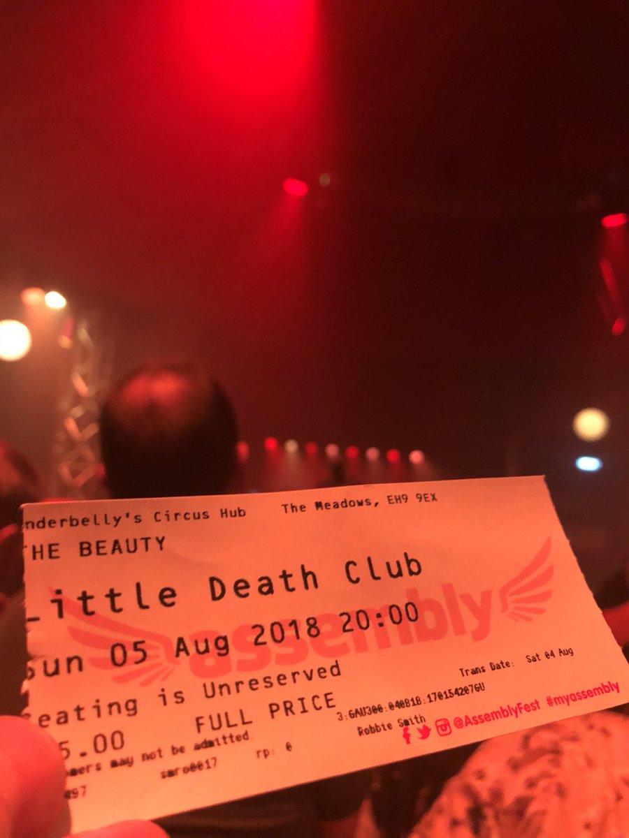 MrRobbieSmith's tweet photo. Wickedly good @littledeathclub https://t.co/aFYqCHQy3F