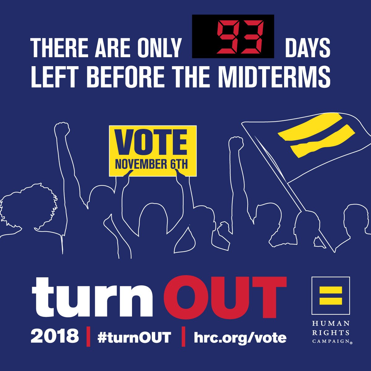 HRC is mobilizing Equality Voters across the country for the midterm elections. Get involved hrc.org/Vote