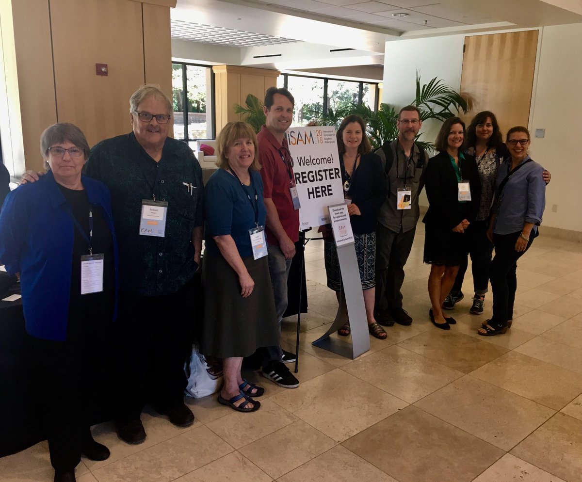 marketgal's tweet photo. Celebrating #making with #cccmaker college teams at #ISAM2018 https://t.co/3ada61l0lG