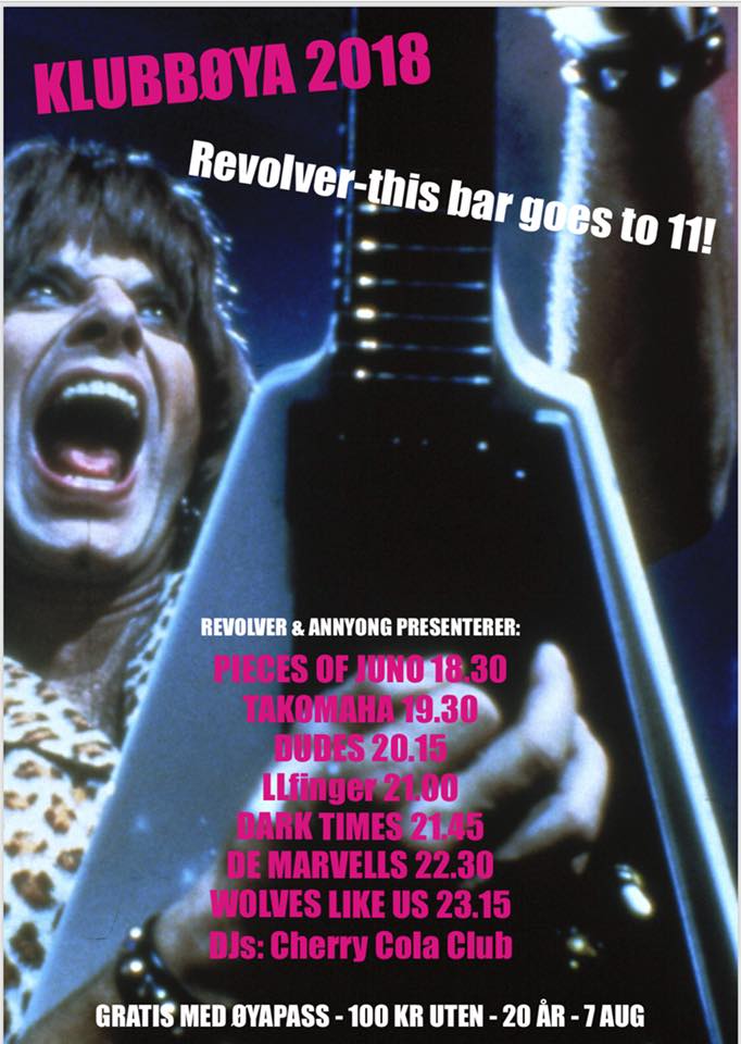 sheepchaserec's tweet photo. Event 2 of 3 for Klubbdagen at the @oyafestival is @DarkTimesOslo together with loads of other great bands at @revolveroslo ! https://t.co/8z1JvXzQ2h