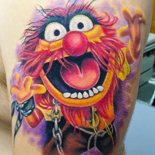 Iain Parry on Twitter A fun tattoo done of Animal from the muppets animal muppet tattoo muppettattoo httptcoDyHUEsw5YJ  Twitter