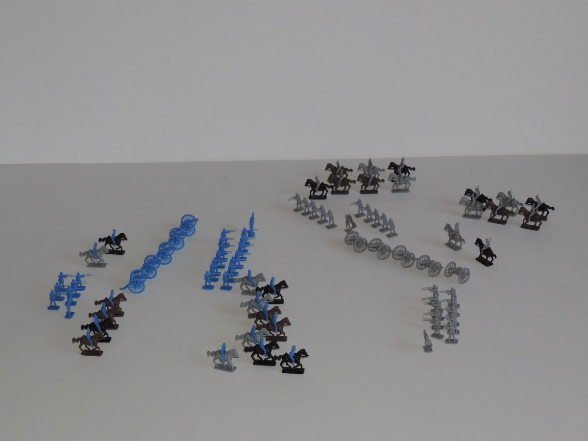 SayellesQuest's tweet photo. #EagleGames #CivilWar 1/72nd Battle Set of Blue &amp; Grey Soldiers Cavalry Cannons https://t.co/eujsjMctF5 #ToySoldiers https://t.co/9i5pBPwzF7