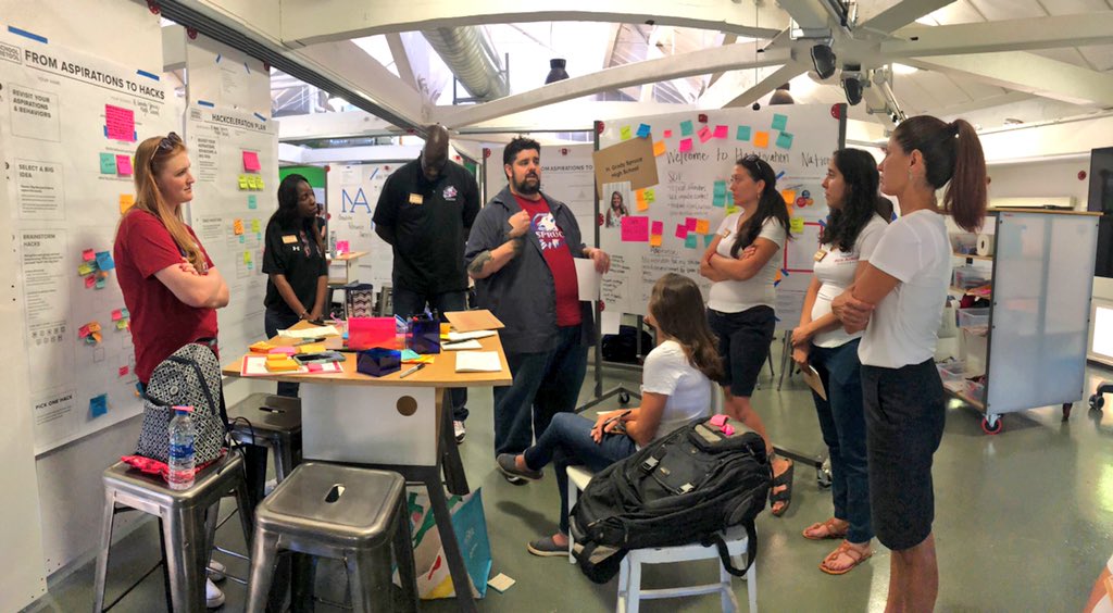 DISDSubs's tweet photo. RT k10watkins: Such a fun and powerful weekend with the SpruceAoe leadership team hacking school culture. Cant wait to see these hacks in action! schoolretool #HacktivationNation PersonalizeDISD https://t.co/HimIK2tGNG
