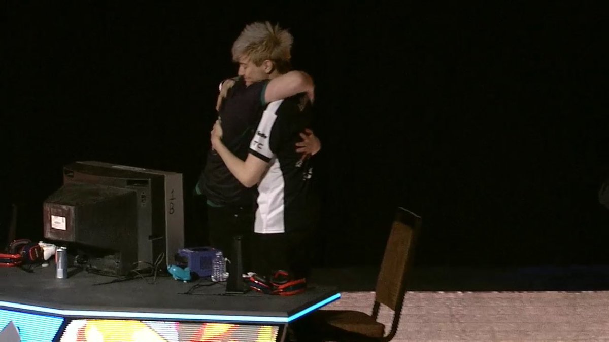 ScarTophShow's tweet photo. This moment right here is what Melee is all about 

Such respect and mutual admiration between competitors

At the end of the day, we're all just people playing the game that we fell in love with https://t.co/gmbl4yfYt3