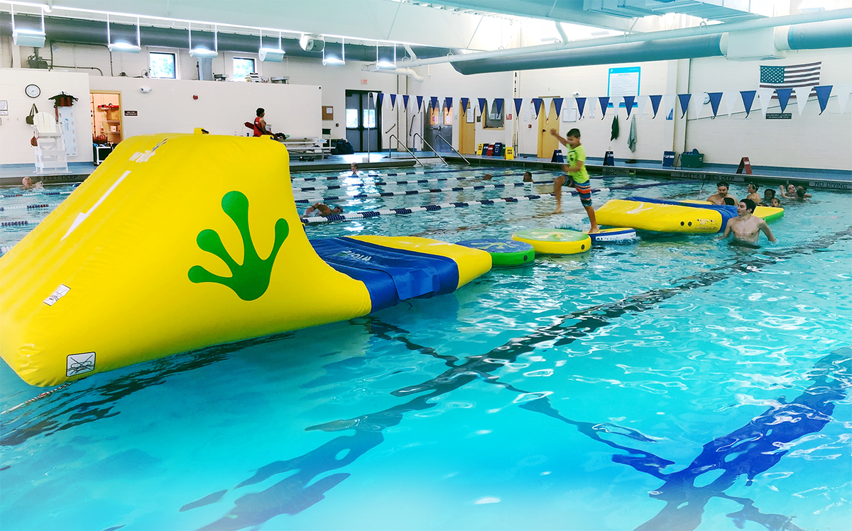 SARATOGA_YMCA's tweet photo. We're SO excited to have this fun new aquatic playground, #Wibit, at the Y! Join us Friday, August 17th for our community Summer Time Fun event and register to use the Wibit by calling 518-583-9622. Meet you in the pool! https://t.co/0R30pyDgKw #SRYLIFE #SaratogaSprings https://t.co/jTfplvXnEo