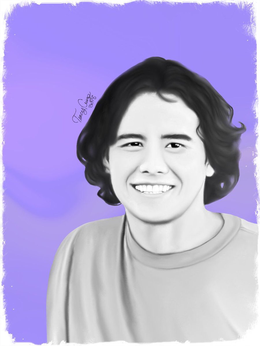 Only1Tracy's tweet photo. First time I’ve done a #graphite #drawing of @johnnyyongbosch with longer hair. #kingofanime #graphitedrawing #graphiteart #anime #artwork #johnnyyongbosch #MMPR #dmc #nero #digimon #brokenpath #hellbinders #yokaiwatch #bleach #blueexorcist #wickedgame #sailormoon #teambosch https://t.co/1OoANLpnWY