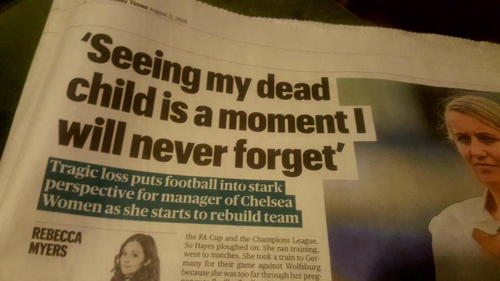 linguabrand's tweet image. A female sports writer writes about a female football manager not in terms of her football but in terms of her family tragedy. Would a male sports writer  have got away with this? #noprinciples