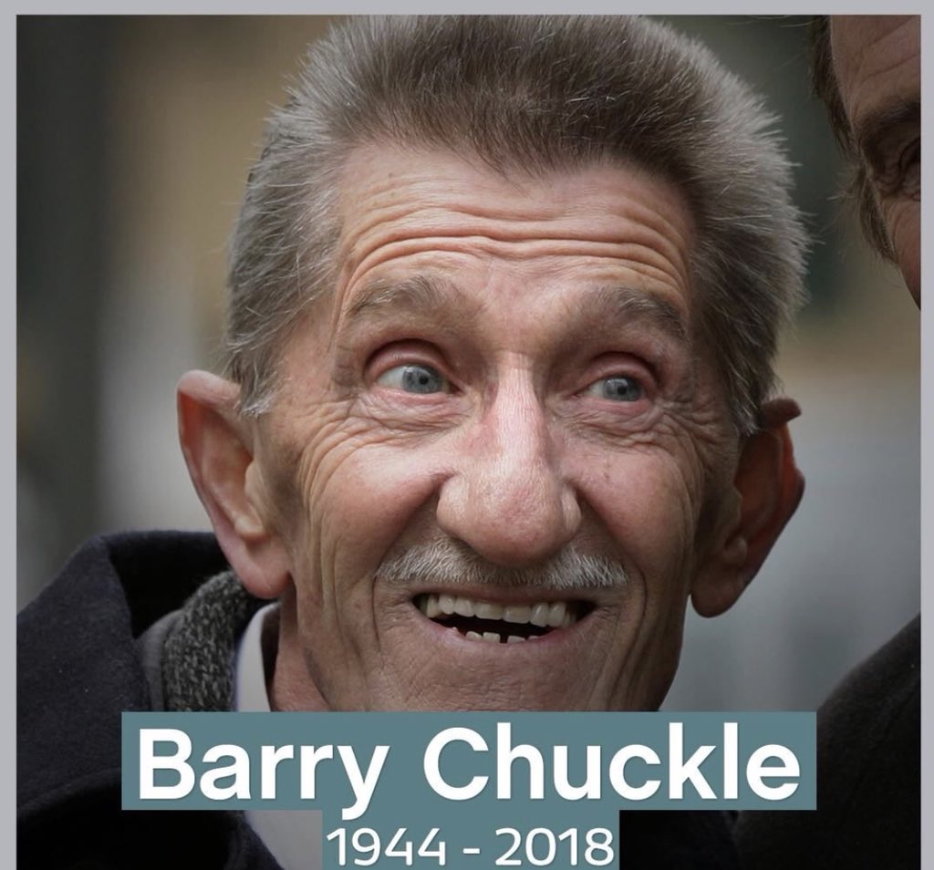 So sad to hear the Sad news about Barry Elliott (Chuckle). My heart felt condolences go out to Paul and to the rest of his family. A genuine old school entertainer who simply loved performing. Tv legend who will sadly missed by the nation.