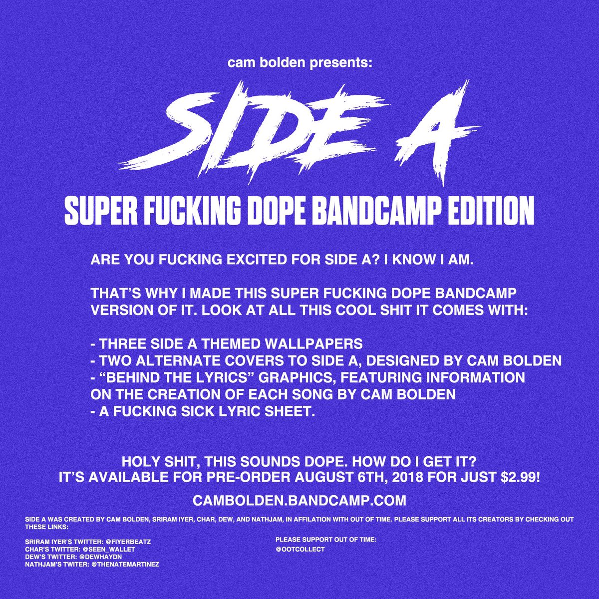 ootcollect's tweet image. cambolden.bandcamp.com