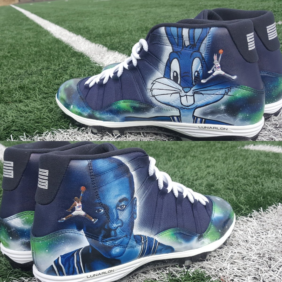 jordan space jam cleats