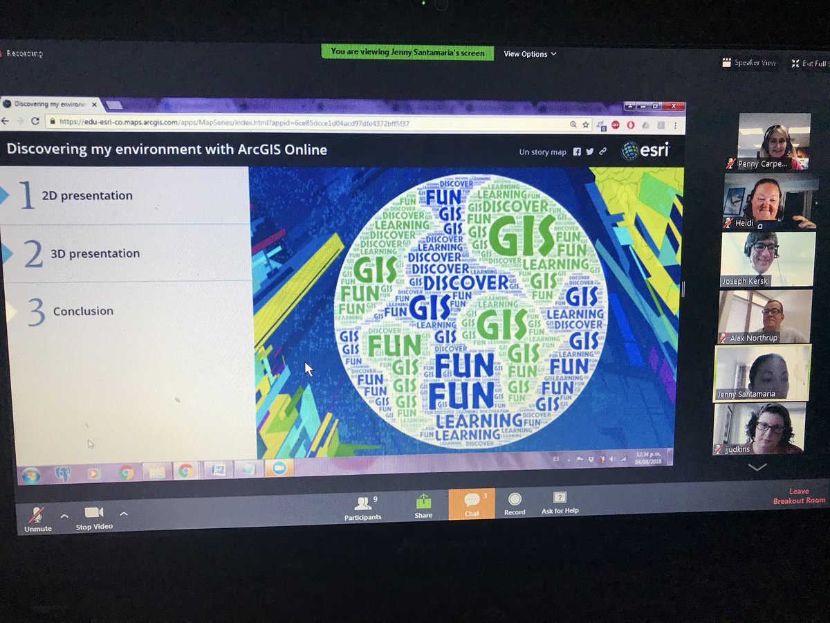 STEMisMyFuture's tweet photo. Thank you @josephkerski @gisetc @FitzpatrickC Laura Bowden, and Amy Work for an incredible 2018 Esri T3G Institute!! Ready to roll out some great Colorado GeoSpatial Technology PD again this school year! #PBL @COGeogAlliance #T3G #CoGeoInquiry #STEMisMyFuture #WMSSTEMGJ #COSTEM https://t.co/o8CIrZqKlk