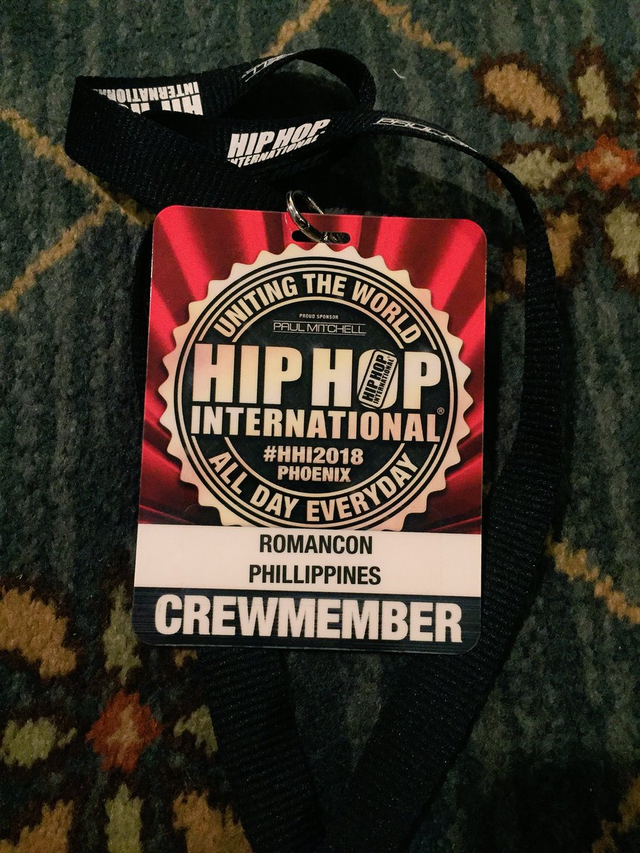 SBRDC_'s tweet photo. Registered! We just finished blocking on stage too 🔥 Worlds, we’re ready for you! 🇵🇭🇵🇭🇵🇭 @OfficialHHI @hhiphilippines_ #GuessWhosBack #HHI2018 #RoadToAZ2018 https://t.co/b5vhKi0pOE