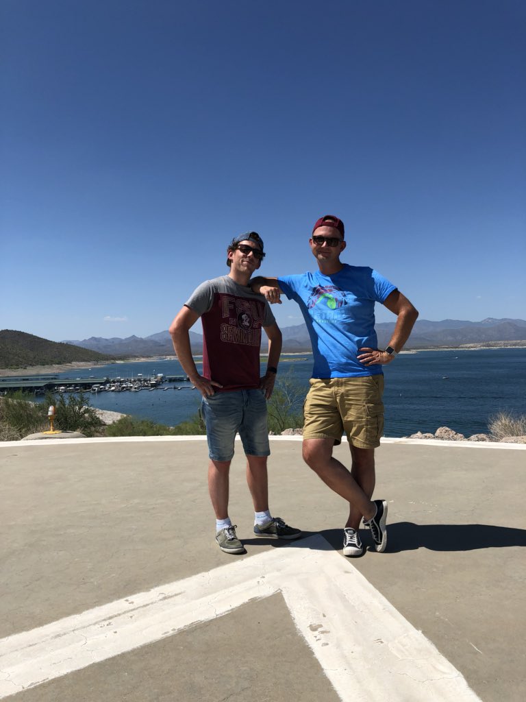On the helipad