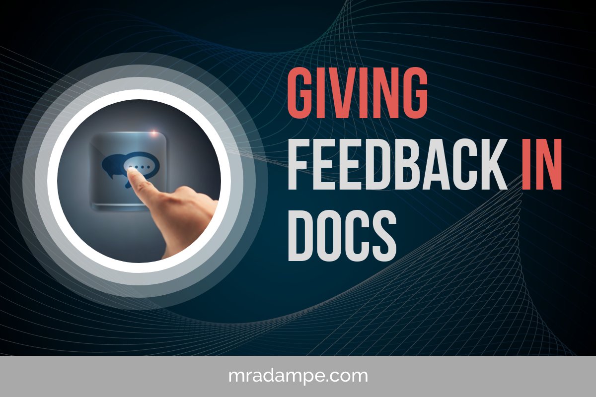 MrAdamPE's tweet photo. Giving Feedback In GDocs https://t.co/4Uo3nqOx5p #mradampe #pegeeks #physed #pechat #googleEI #googleET #GooglePD #primaryrocks #Ukedchat #edchat https://t.co/RNGnUErDte