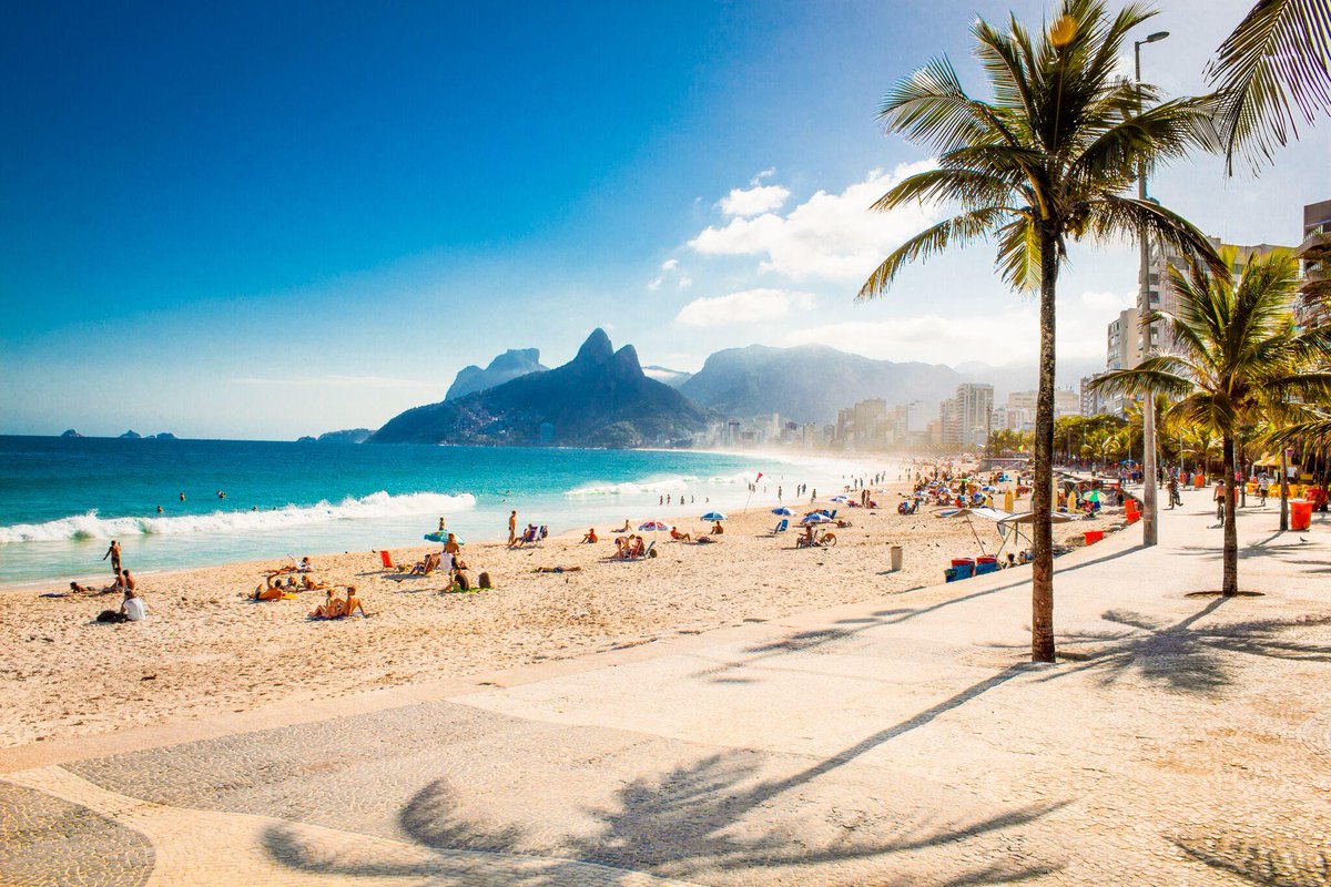 Silversea's tweet photo. Bom Dia! Good Morning from Rio de Janeiro, Brazil. We would have no problem getting use to this view every day. Have you ever visited South America? https://t.co/Vu3gBi86L6