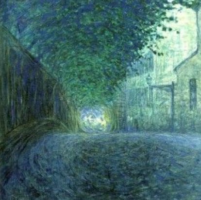 AlessandraCicc6's tweet image. Il buio non combatte con la luce
ma ci spinge avanti,
verso altra luce, e l&apos;unico dolore
e&apos; quello di non restare

Yehuda Amichai

#PoesiePerLaSera 
#VentagliDiParole

🎨Eugene Jansson
Al crepuscolo, 1902