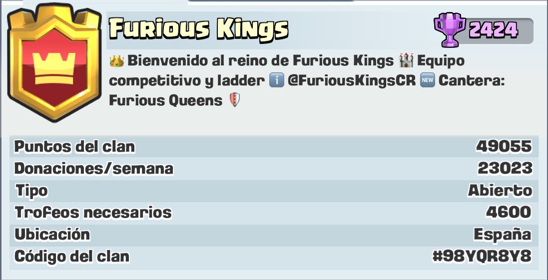 Llega el fin de temporada y nuestros guerreros están festejando el logro. ¡49.000 COPAS! Enorme trabajo de Furious Kings, como siempre empujado por todas nuestra canteras. Si ganamos, ganamos juntos, si crecemos, crecemos juntos. Bienvenidos al reino, bienvenidos a Furious Kings