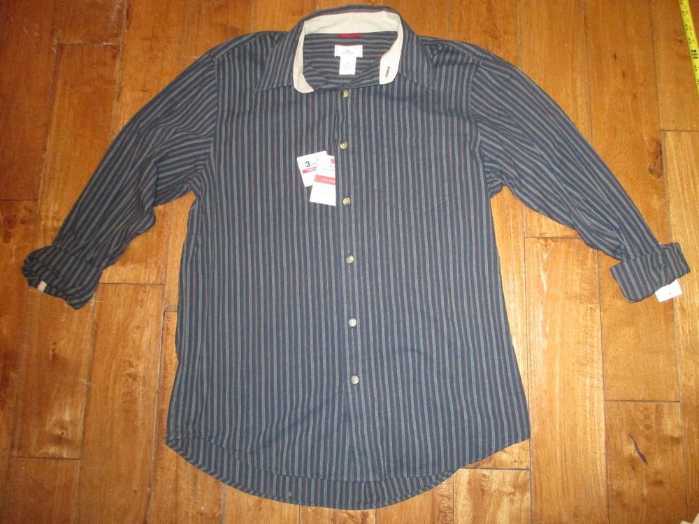 Buy Here NWT Mens Modern Classic Button Long Sleeve DOCKERS Blue Stripe Shirt Sz M Medium  buff.ly/2LThA9V via <a href="/eBay/">eBay</a> <a href="/SelectiveAttire/">SelectiveApparel</a>