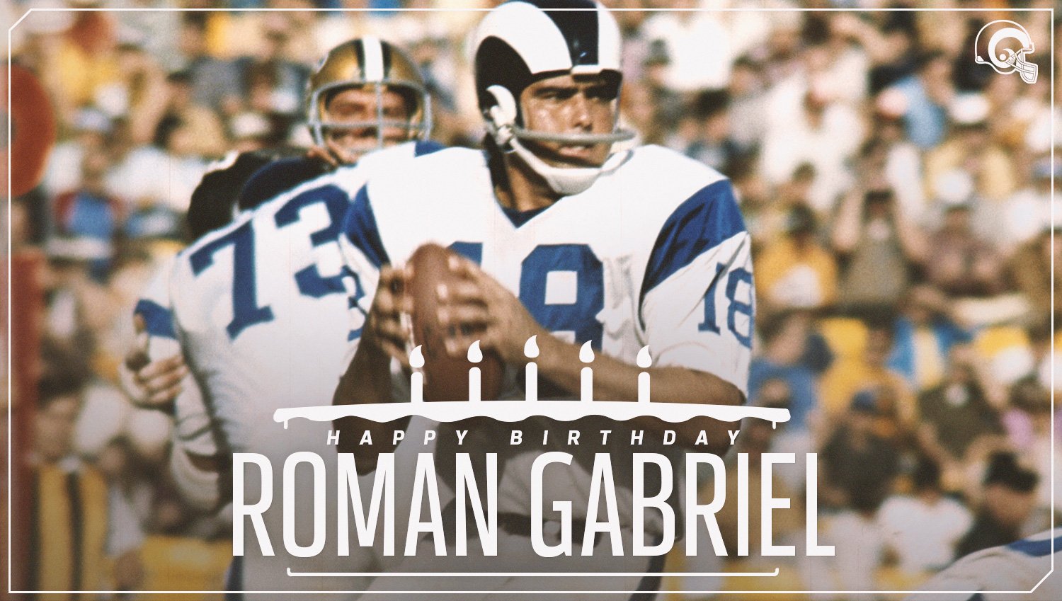 Join us in wishing Roman Gabriel a happy birthday! 