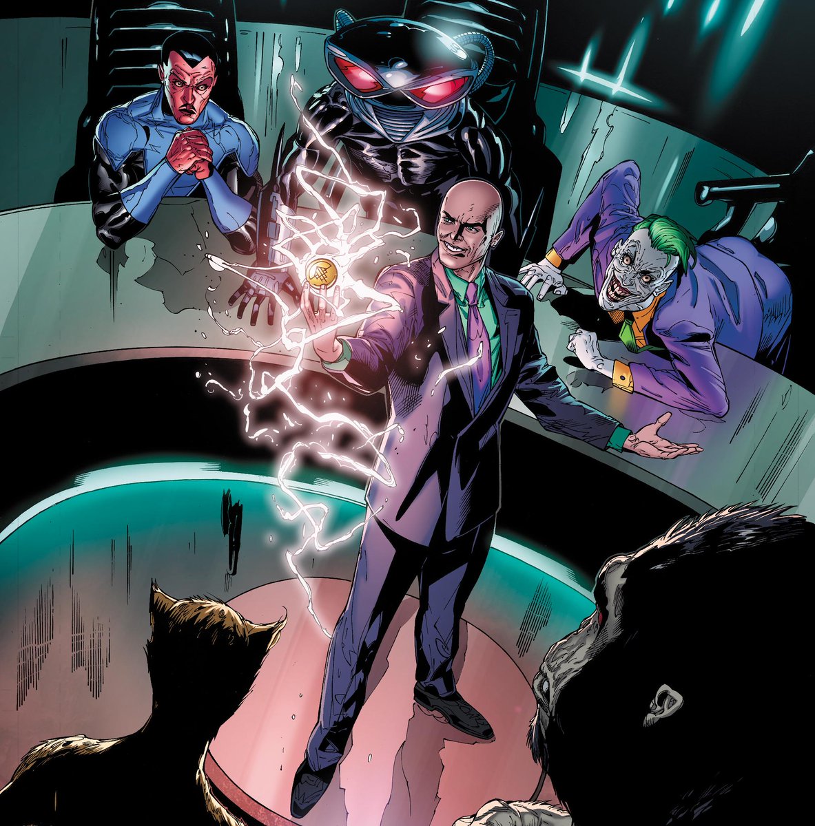 DCOfficial's tweet photo. Does the Legion of Doom represent the TRUE face of the universe? Share your review of JUSTICE LEAGUE #5! https://t.co/6bhJ6AVPdA