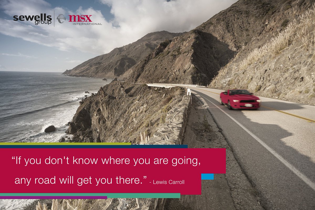 "If you don't know where you are going, any road will get you there." - Lewis Carroll
#motivationalmonday