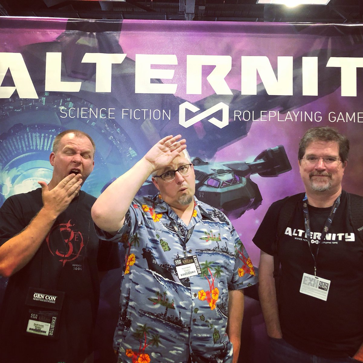 And that’s a wrap! Thanks for making #GenCon2018 the best yet! Keep a lookout for the #Alternity Core Rulebook to be delivered in a few weeks if you backed the #Kickstarter.