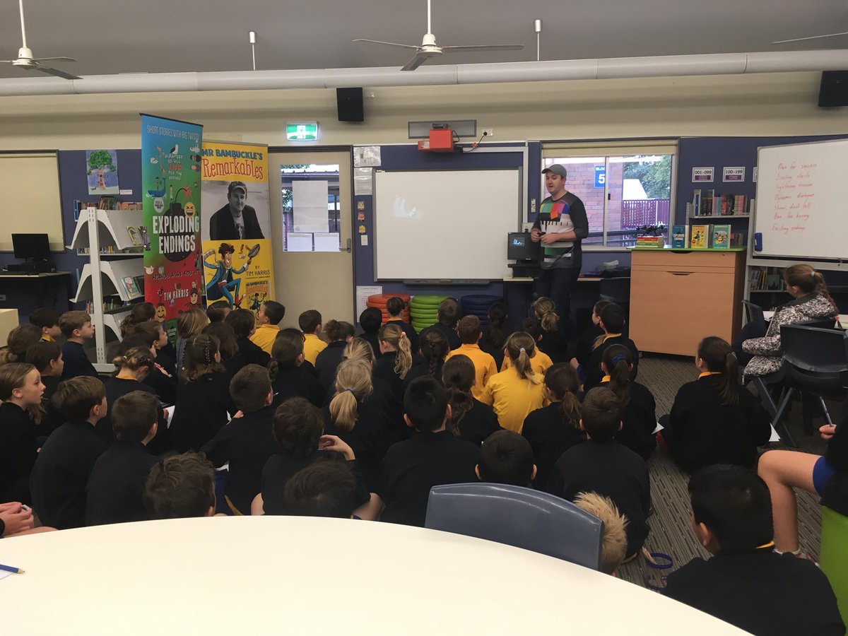 We had a great start to Education Week with a visit by author Tim Harris and also the start of our Mindfulness sessions. Remember to join us for our Open Day activities on Thursday morning.
