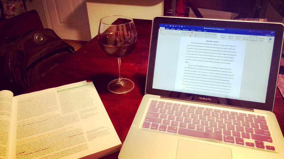 Our wine tends to make a lot of things better. 

One of those things happens to be homework for a masters degree or just work in general 📚.

#sunday #mastersdegree #graduateschool #wineandhomework #worklife #workhard #work