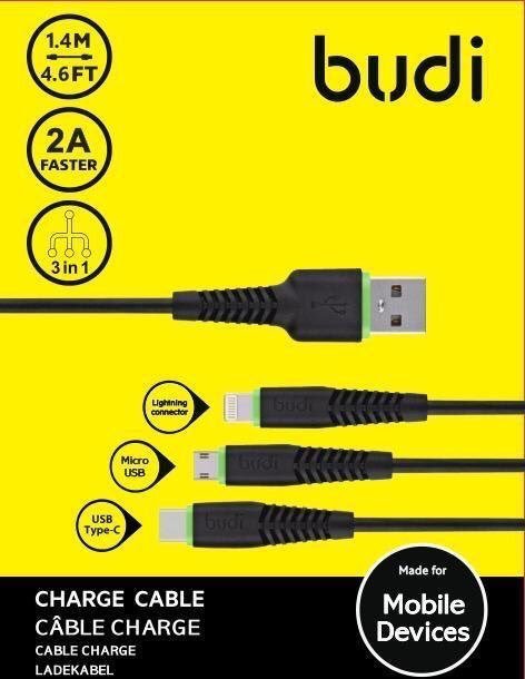 RachelBudi2572's tweet image. 3 in 1 charge cable lightning, usb type c,micro usb to usb cable
High-speed charging (5V/2.0A)
Certification:RoHS

#usbchargecable #usbcable #phonechargecable #3in1cable #fastusbcable