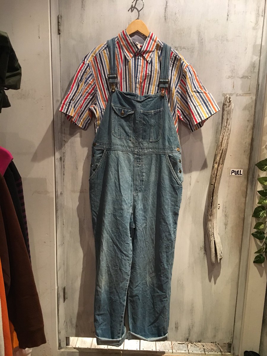 Ecowearmarket Pa Twitter 下北沢 オーバーオールコーデ カラフルなストライプ柄のシャツにオーバーオール を合わせたシンプルなコーデ シャツ 1 500 Tax オーバーオール L L Bean 2 300 Tax