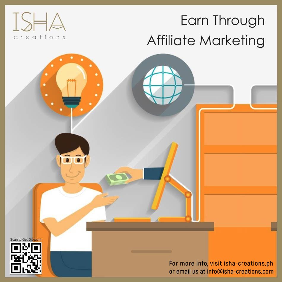 Earn Through Affiliate Marketing.
For more info, visit isha-creations.ph
or email us at info@isha-creations.com
#onlineshoppinginphilippines #affilatemarketing #businessmindedpeople #extramoney #ishacreations #businessopportunities #entreprenures #entreprenureship