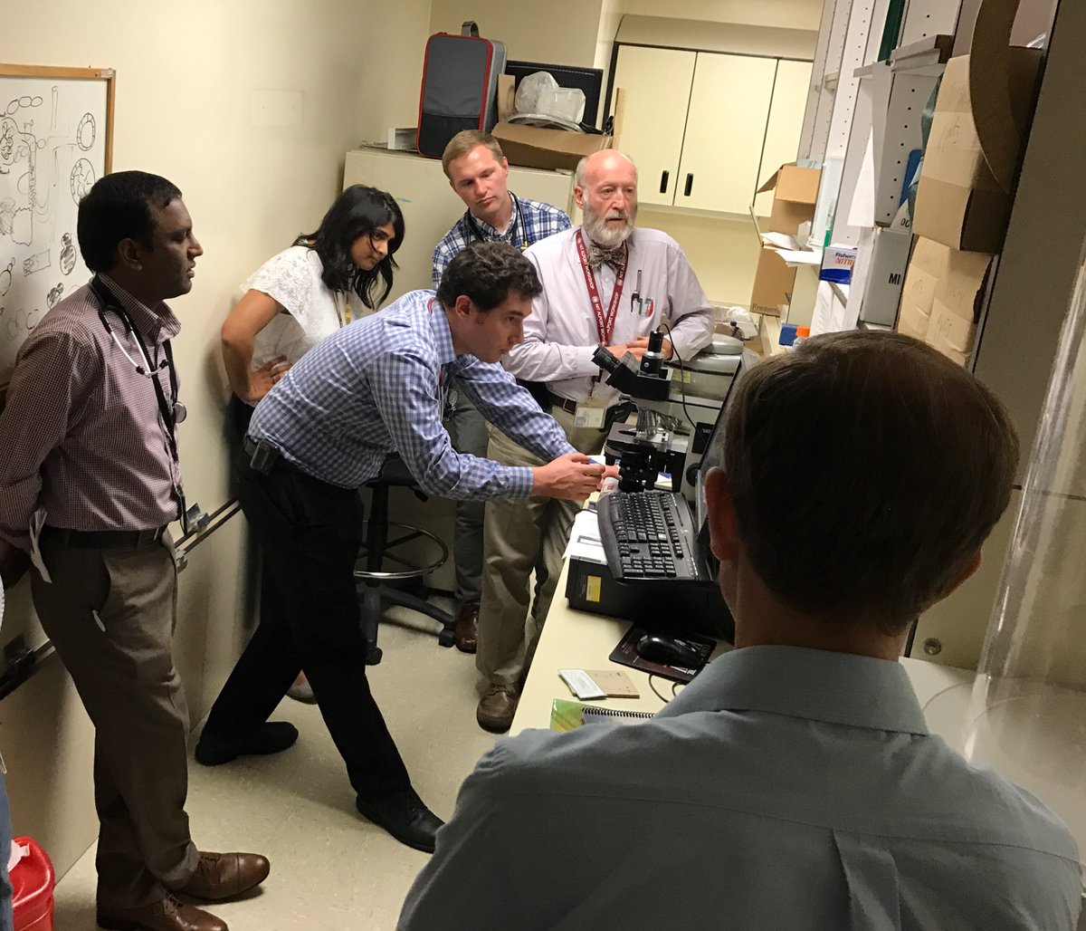 UofUNephrology's tweet photo. The first step in #urinemicroscopy is learning to use the 🔬#newfellows #nephrology #fellowship #getbasicsright https://t.co/Ltjdcn0Lzj