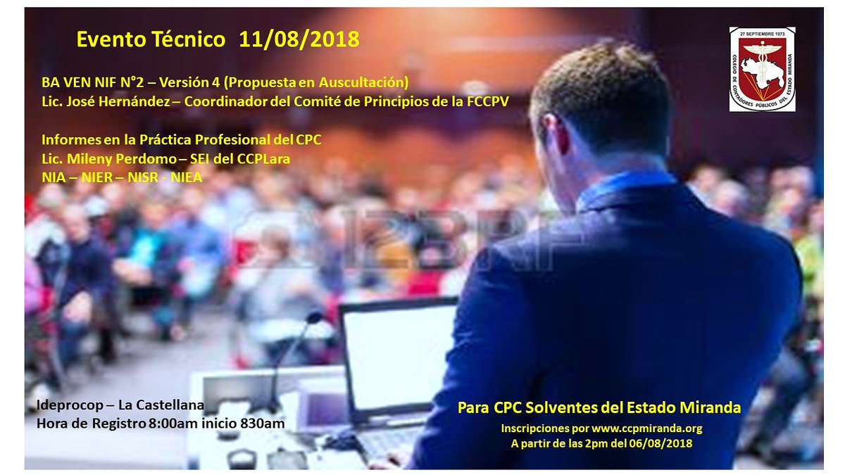 ccpmiranda's tweet photo. #eventotecnico #cpcmiranda #informes #bavennif2 https://t.co/7bXfmBaSdR