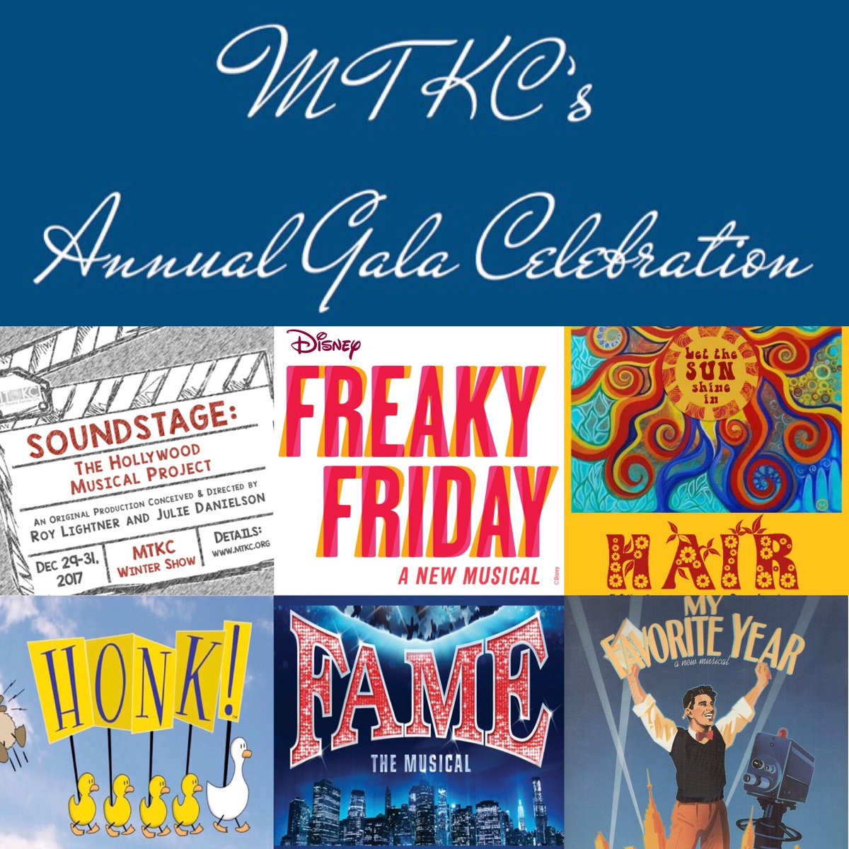 Last call for GALA tickets! 
Last day for sales: Aug 6th. 
Date of event: Aug 12th. 
Tickets available online: 
mtkc.org/gala