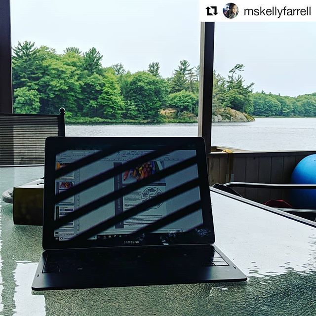 #Repost <a href="/mskellyfarrell/">Kelly Farrell</a> (<a href="/get_repost/">Repost</a>)
・・・
Can't beat this view. Not sure I'm ready to go back to the city. #viewfrommydesk #rainydays ift.tt/2MmT4dp