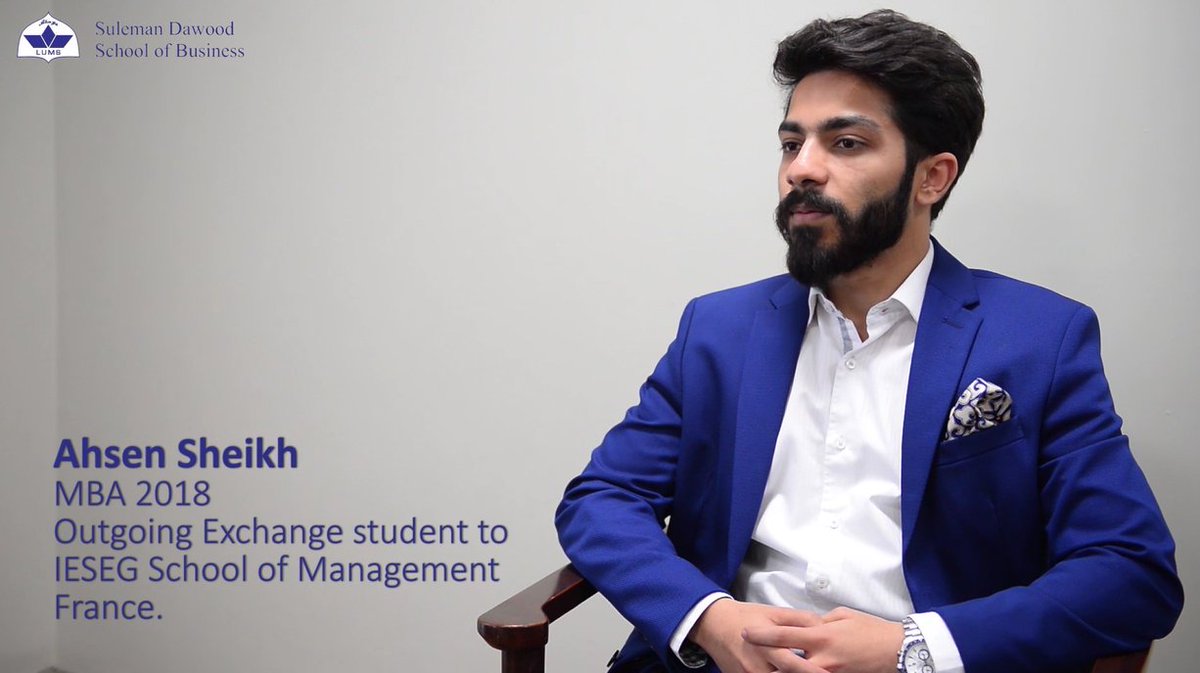 SDSB_LUMS's tweet photo. Muhammad Sheikh Ahsan Sajjad shares his MBA exchange programme experiences at @IESEG School of Management 
View more: https://t.co/QH1whYeMJN

#MBA #SDSB #LUMS #LifeAtSDSB #ExchangeProgramme #InternationalProgramme #France #IESEG #IESEGSchoolOfManagement #Lille https://t.co/yCT1lO7pV3