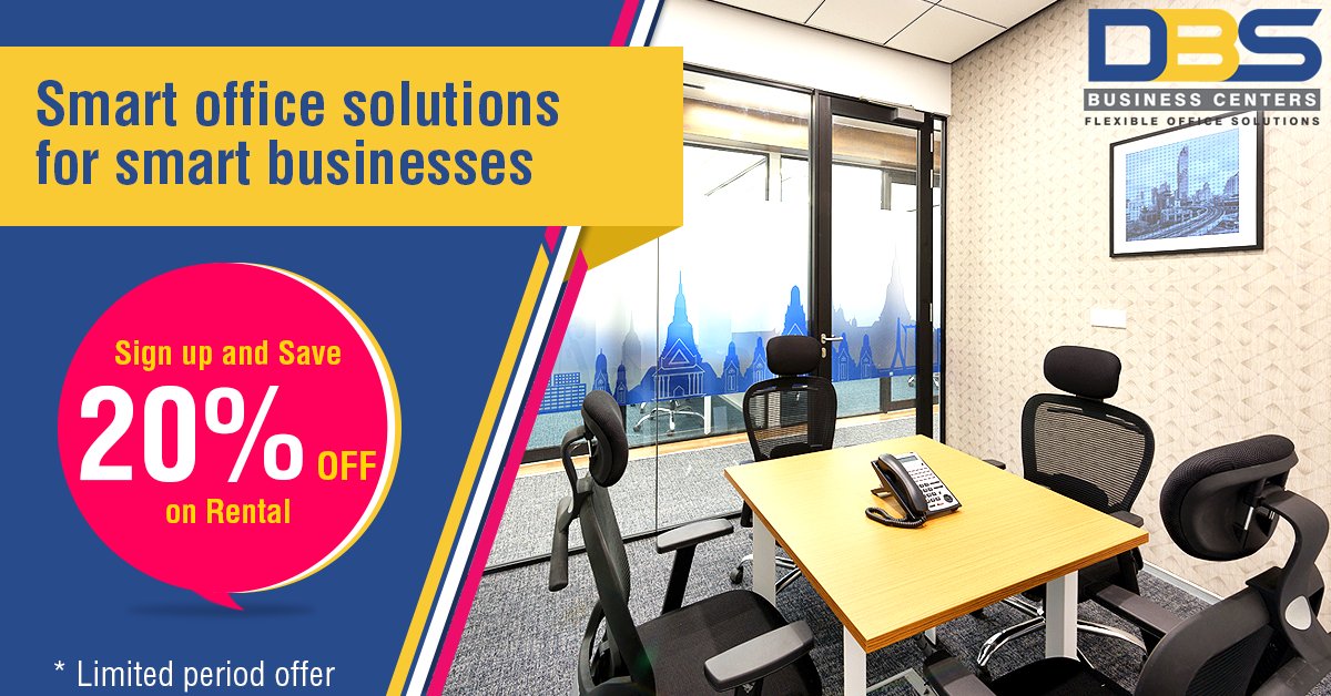DBSworkspace's tweet photo. DBS large offices have smart solutions and state of the art amenities to help your business grow. Sign up today for 10 seater space and more at our DBS Business Center, Andheri. Visit us at https://t.co/dpy84CtsEP #LargeOffice #BusinessCenter https://t.co/Sfrd8E1gsr