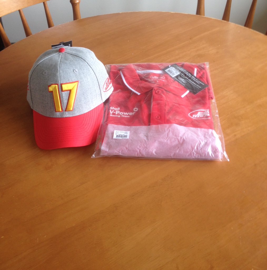 CatleyChristian's tweet photo. My Package has arrived from Australia. Supporting @DJRTeamPenske and @smclaughlin93 in the @supercars Championship. @nzpost @auspost #VASC #Motorsport #GoScott #17 #ShellvPowerRacing 😃👍🏻👍🏻✊🏼✊🏼 https://t.co/YxmakWkjnQ
