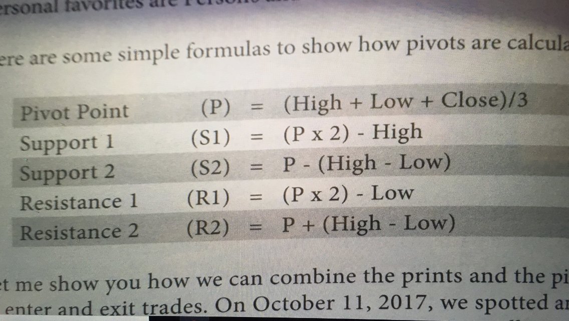 macro_joe's tweet image. Simple formulas to show how pivots are calculated: