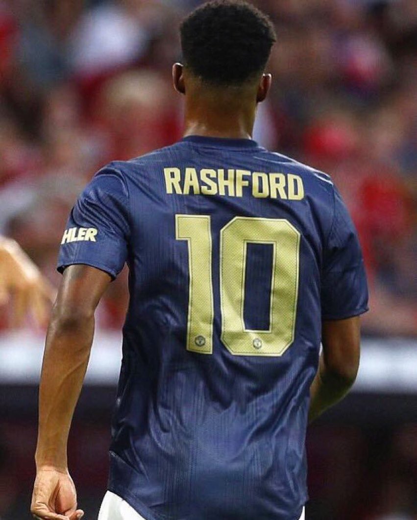 公式] マーカス・ラッシュフォードが今シーズンから背番号10。 下部