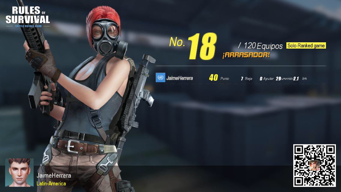 #RulesofSurvival