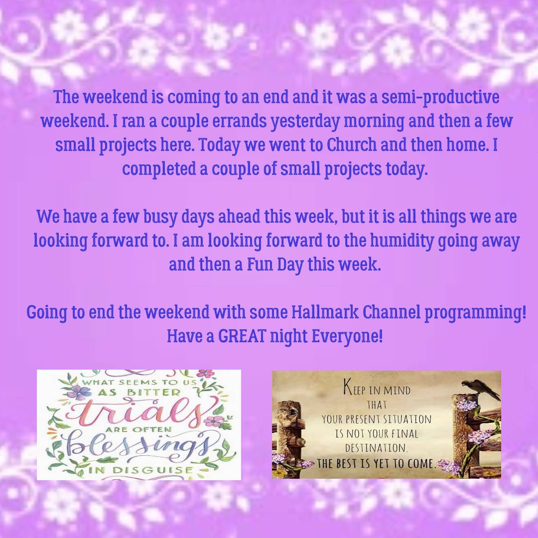 familymgrkendra's tweet image. #weekendover, #productiveday, #SummerFun18, #restandrelax