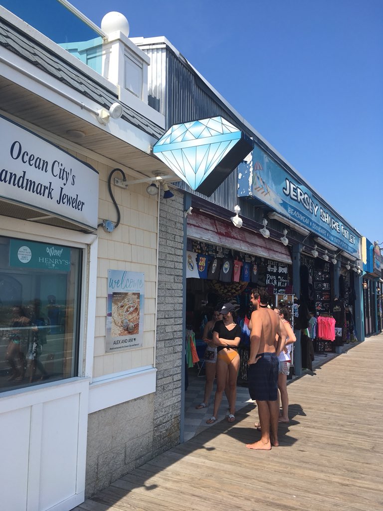 AliceTMcGrath's tweet photo. Me at the jersey shore: why is this boardwalk shop using the OpenRefine logo for their sign? #DHProblems https://t.co/GWxx4k1t5l