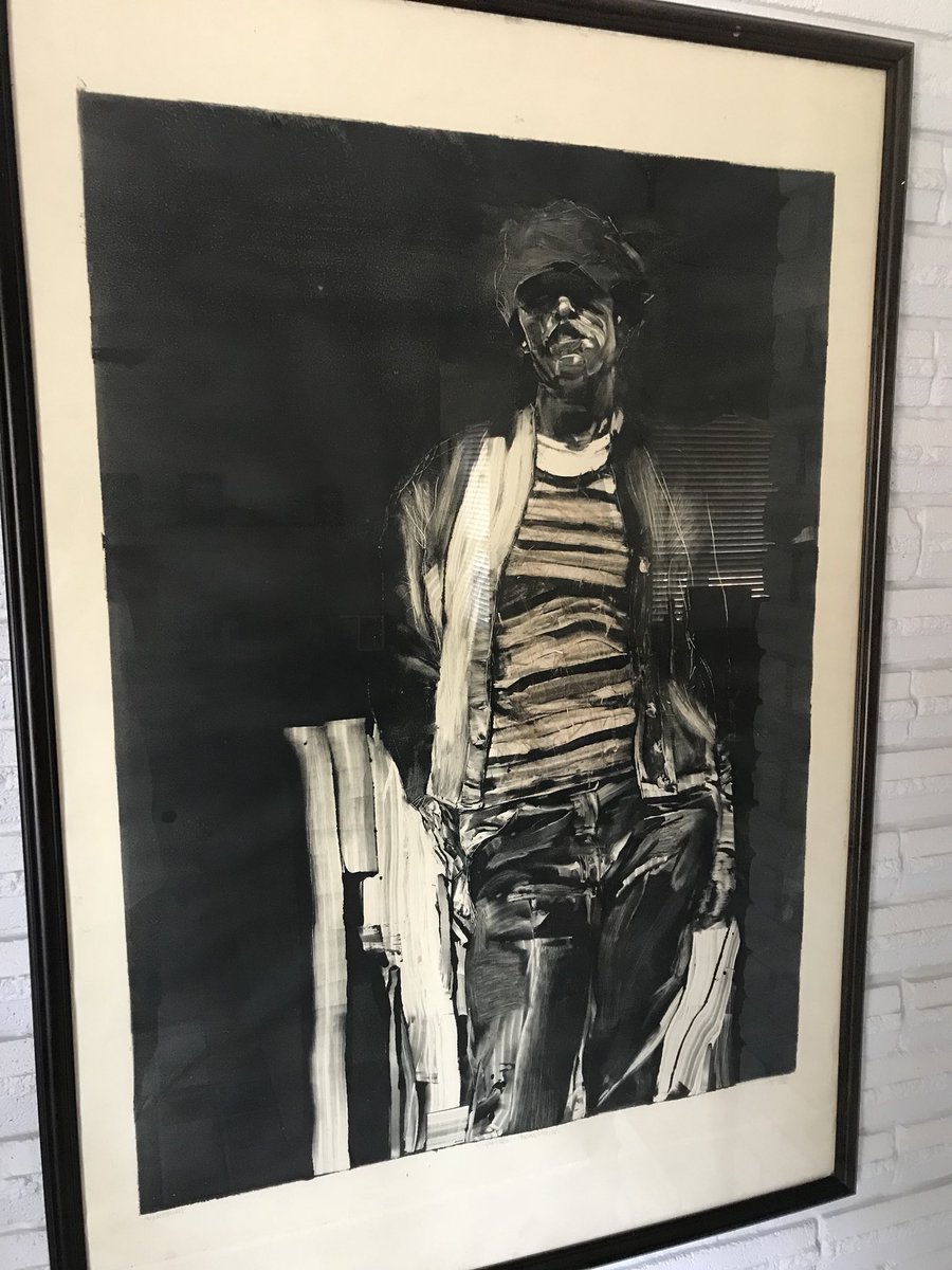 nathanfoxy's tweet photo. Great visit back home with me moms! A few blasts from the (all-over-the-place) undergrad student portfolio development past. First paintings & mono prints #KCAI97 #SOIstudentcompetition #PRINTink addiction began... https://t.co/xxK9hd8v70