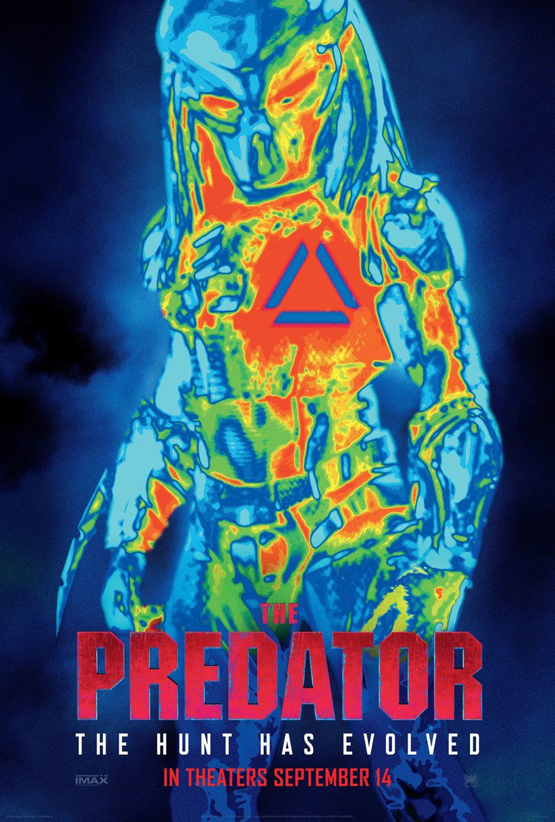 teasertrailer's tweet image. The Predator - new film poster: teaser-trailer.com/movie/predator…

The hunt has evolved!

#ThePredator #Predator4 #ThermalVision