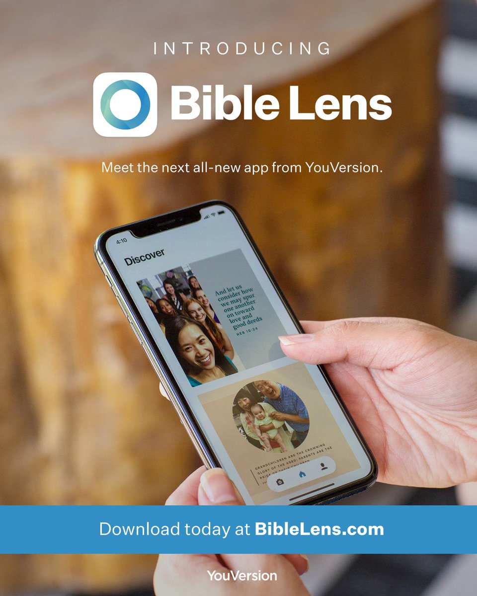 Bible Lens lets you see your pictures through the lens of Scripture. It’s fun. It’s amazing. It’s free. app.biblelens.com