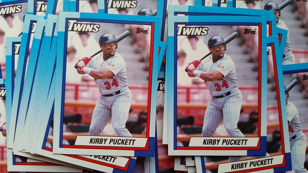 Retweet for a chance to win a 1990 <a href="/Topps/">Topps</a> Kirby Puckett card. #MNTwins