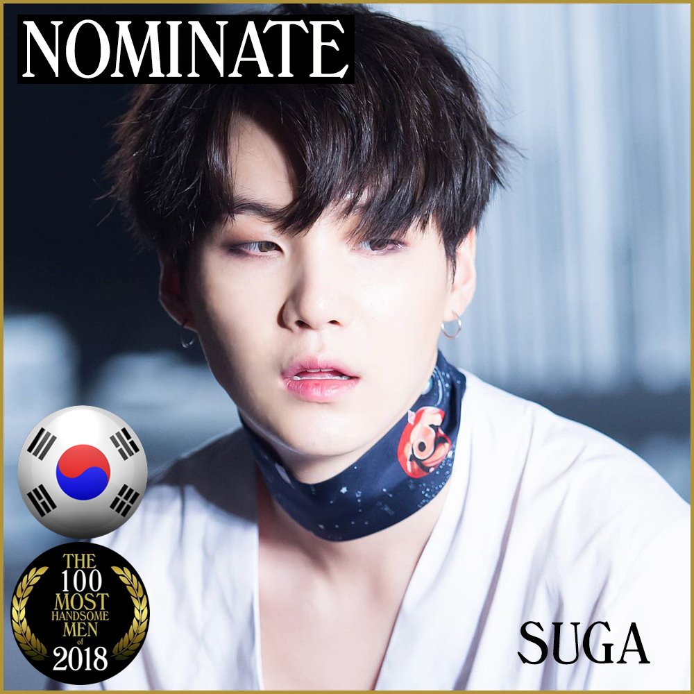 strawbebwi_12w's tweet photo. 180806
✏Tin vui sáng sớm 

Suga đã chính thức được đề cử tại "100 HANDSOME MEN OF 2018". Chúc mừng anh Su!!!🎉🎉🎉

Giờ việc chúng ta cần làm là vote thôi nào ARMY!
#SUGA #BTS #TBWORLD2018 #SOUTHKOREA @BTS_twt https://t.co/LxSGwLtsRz