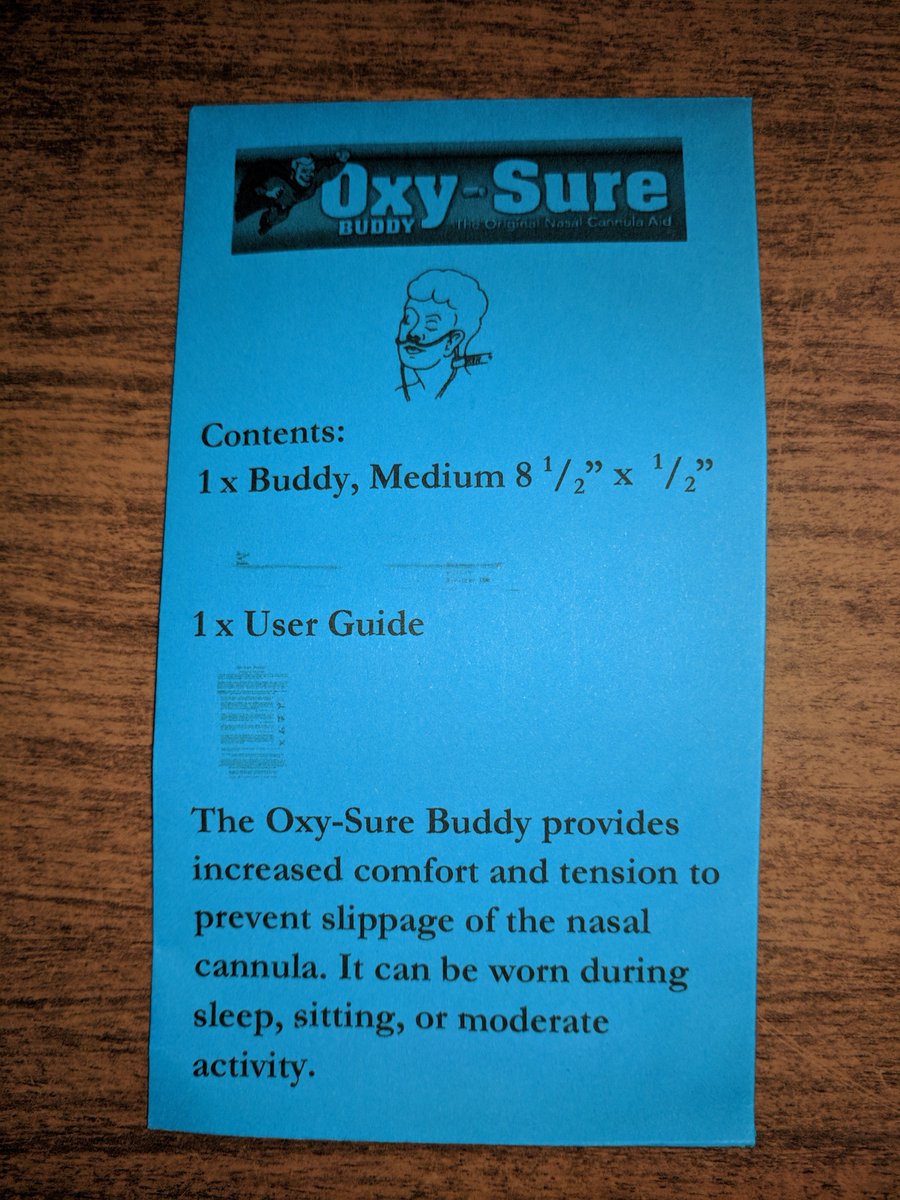 cannula's tweet photo. Greetings Oxy-Sure Buddy Fans!

We have recently updated the Buddy packaging and instruction guide to provide a new look for 2018 and moving forward. Take a look at these new updates below.
#OxySureBuddy #cannula https://t.co/YBMFwrS4U7
